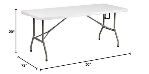 30" x 72" Plastic Folding Table B149