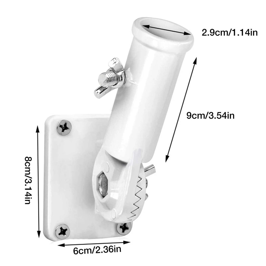 Wall-Mounted Aluminum Alloy Flagpole Bracket H8010