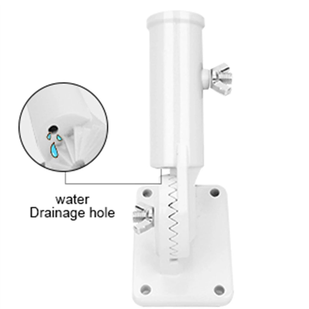 Wall-Mounted Aluminum Alloy Flagpole Bracket H8010