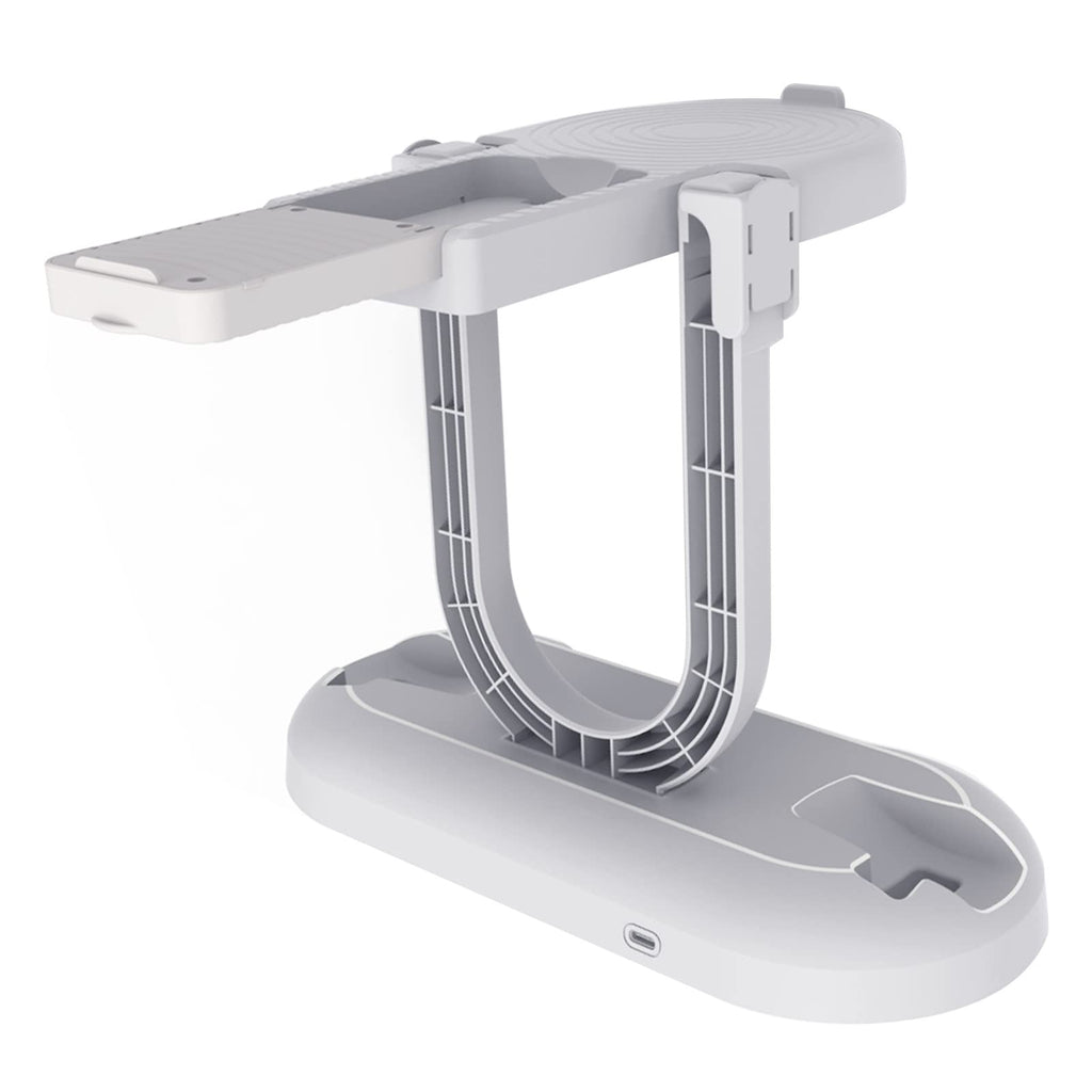White Charging Station with Display Stand G316