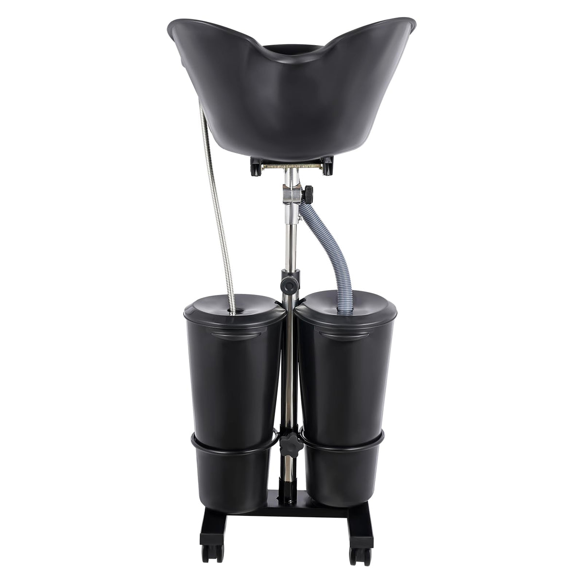 Portable Shampoo Bowl Hair Washing Sink with Electric Pump and 2 Water Tanks Y555365