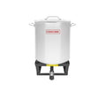 40 QT Stainless Steel Stock Pot + 12" Propane Outdoor Burner O3540