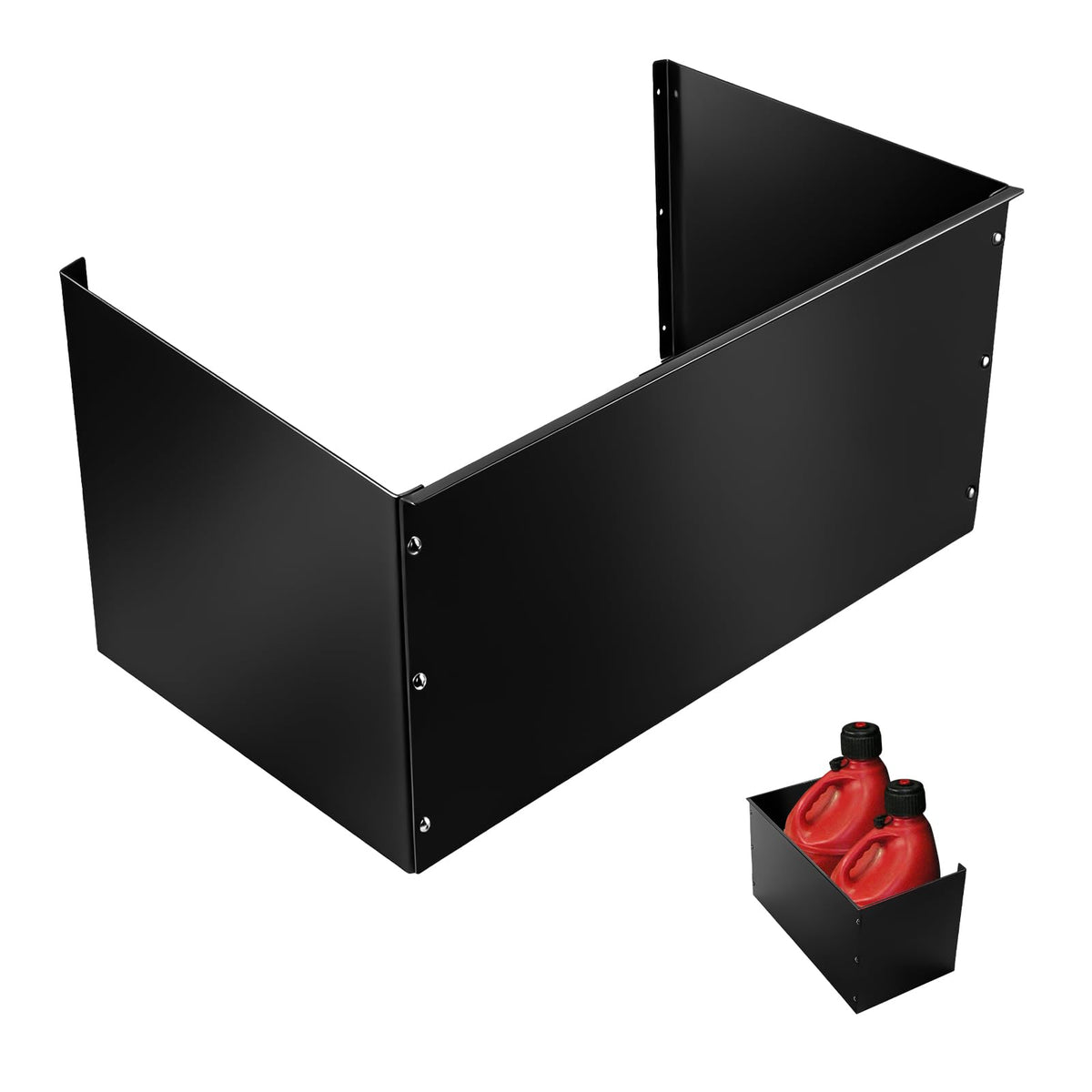 Black 5 Gallon Fuel Jug Holder Z951