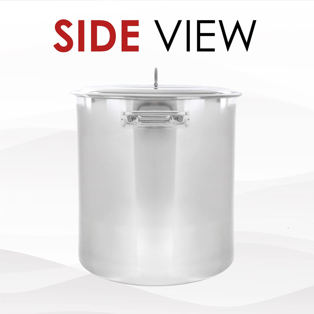40 QT Stainless Steel Stock Pot + 12" Propane Outdoor Burner O3540