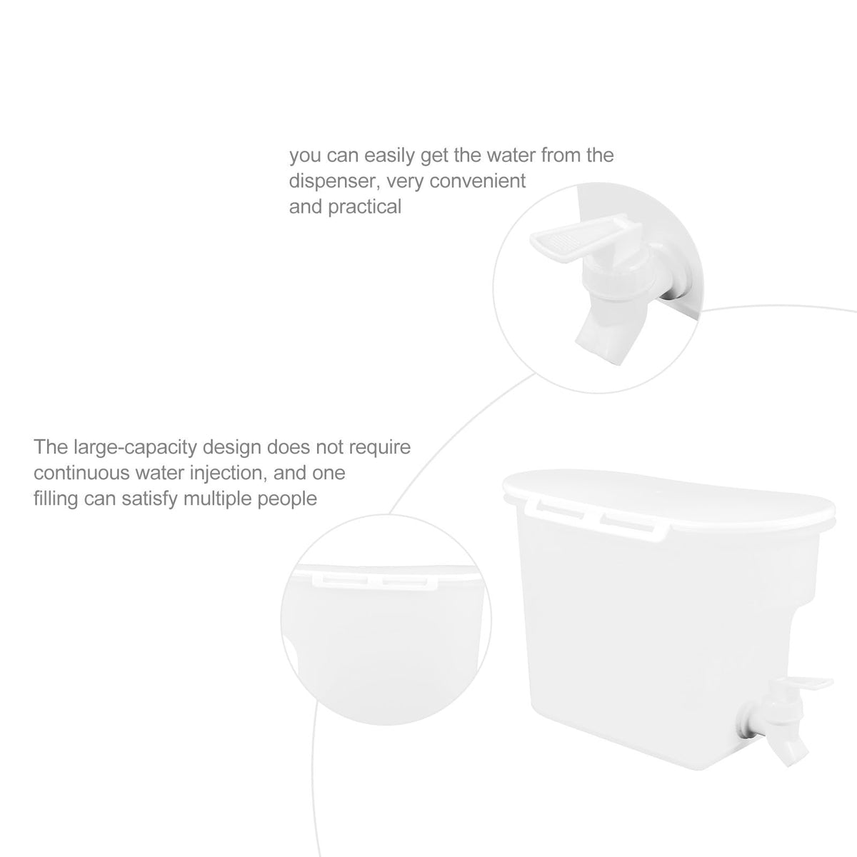 Cold Water Pitcher with Faucet O711468
