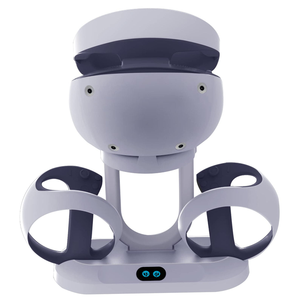 White Charging Station with Display Stand G316