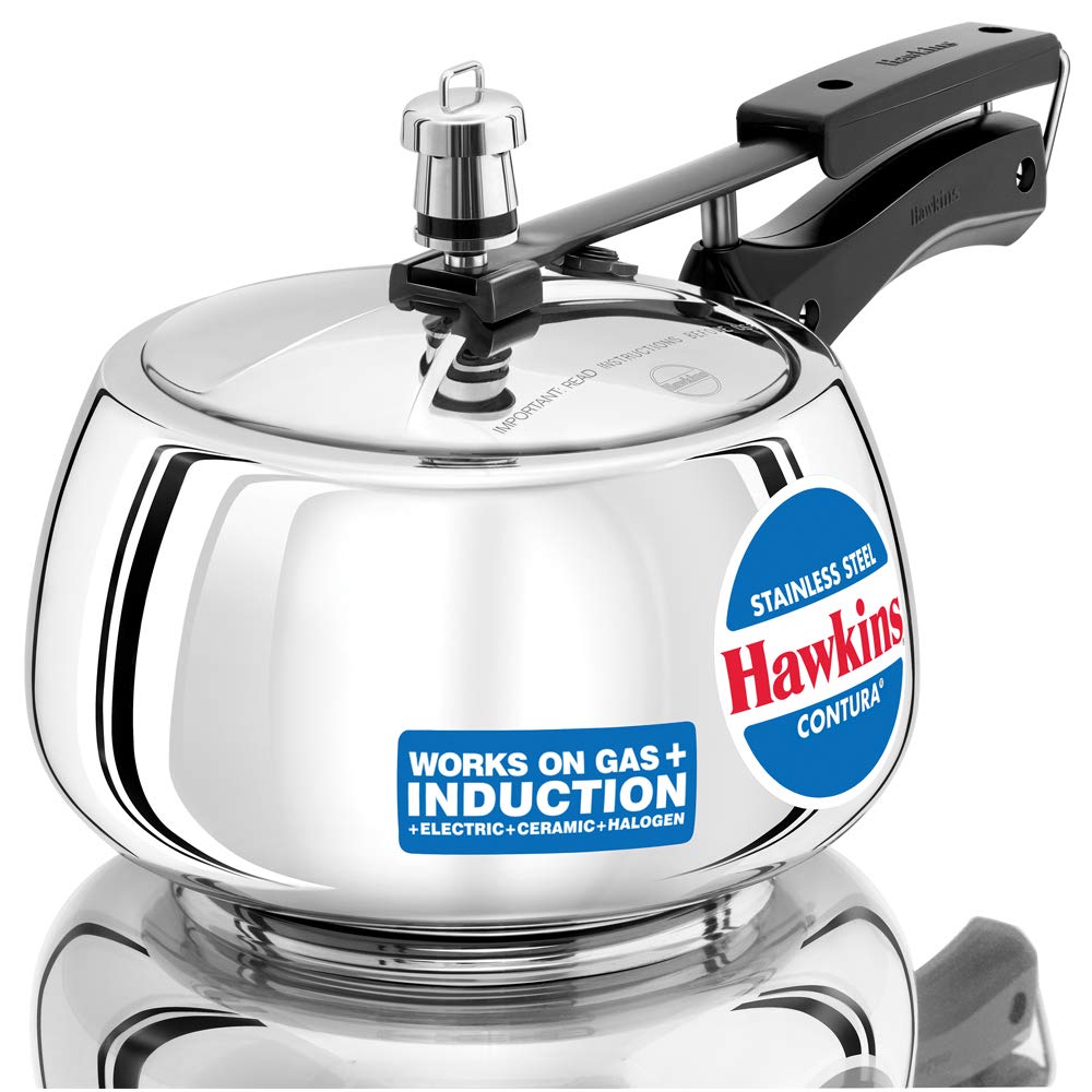 Stainless Steel Pressure Cooker, 3 Liter R409