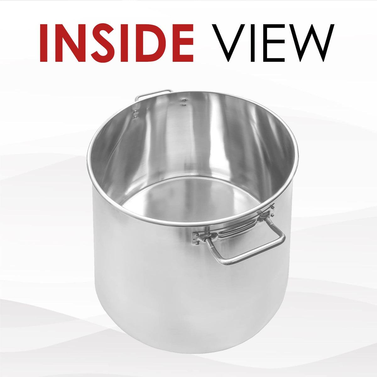 40 QT Stainless Steel Stock Pot + 12" Propane Outdoor Burner O3540