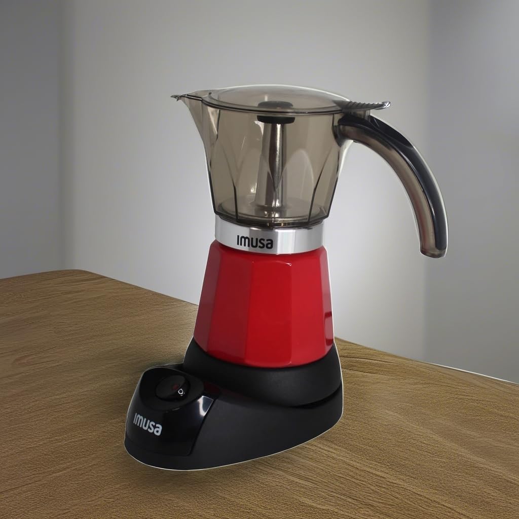 Red Electric Espresso Coffee Maker U9400