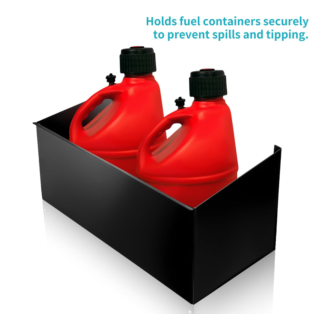 Black 5 Gallon Fuel Jug Holder Z951