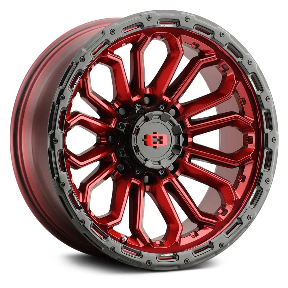 20x9 8x170 +12mm Red Wheel Rim 20" M993382