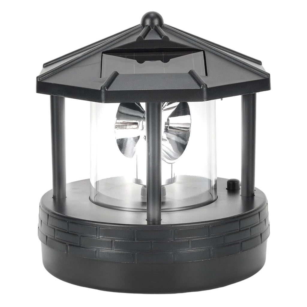 Black Solar Lighthouse Light Y986