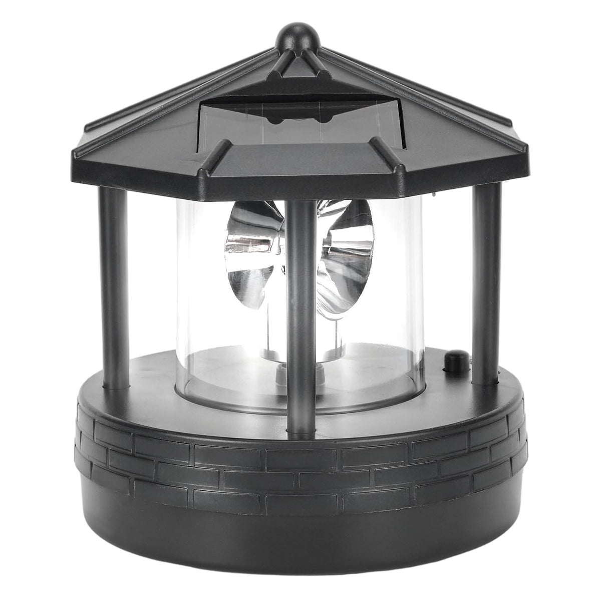 Black Solar Lighthouse Light Y986