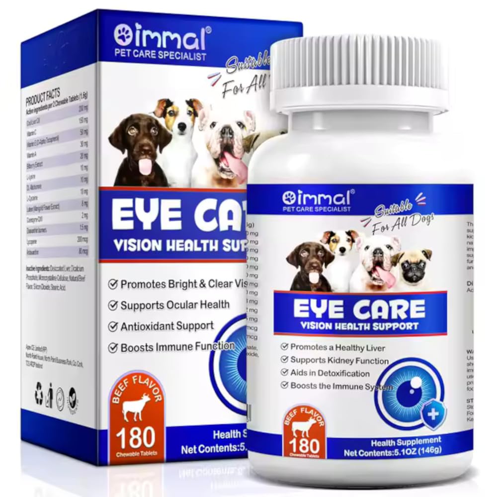 Omega 3 DHA Dog Eye Health Supplements, 180 Count K2522