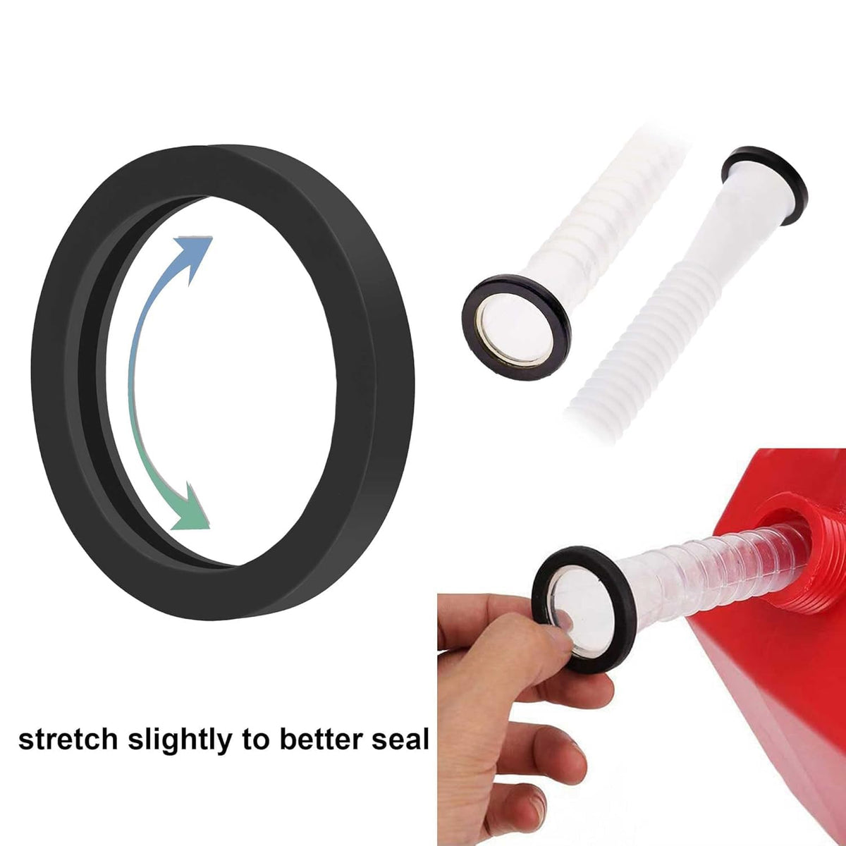 Gas Can Spout Gasket Seals Replacement Rubber Gaskets J3701