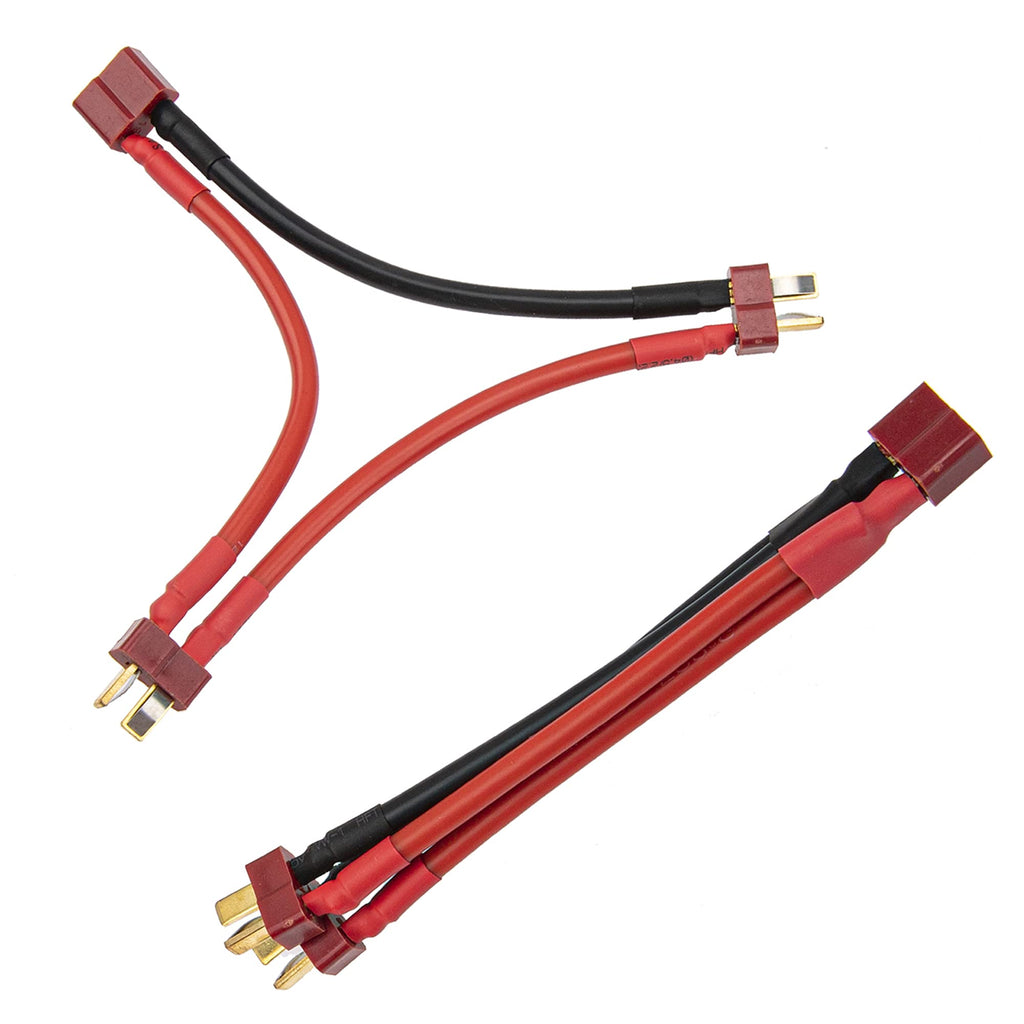 12AWG T Plug Serial Series Connector & Parallel Y-Harness Adapter Silicone Wire W597