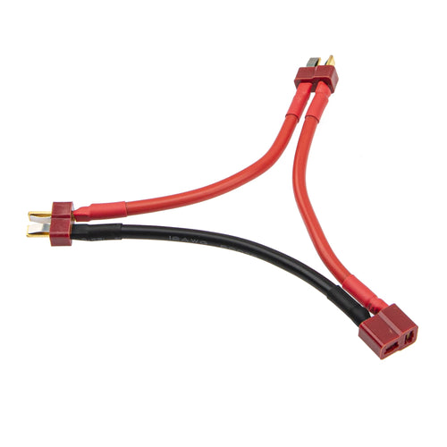 12AWG T Plug Serial Series Connector & Parallel Y-Harness Adapter Silicone Wire W597