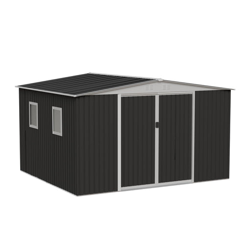 12x10 ft Metal Garden Shed Z613849