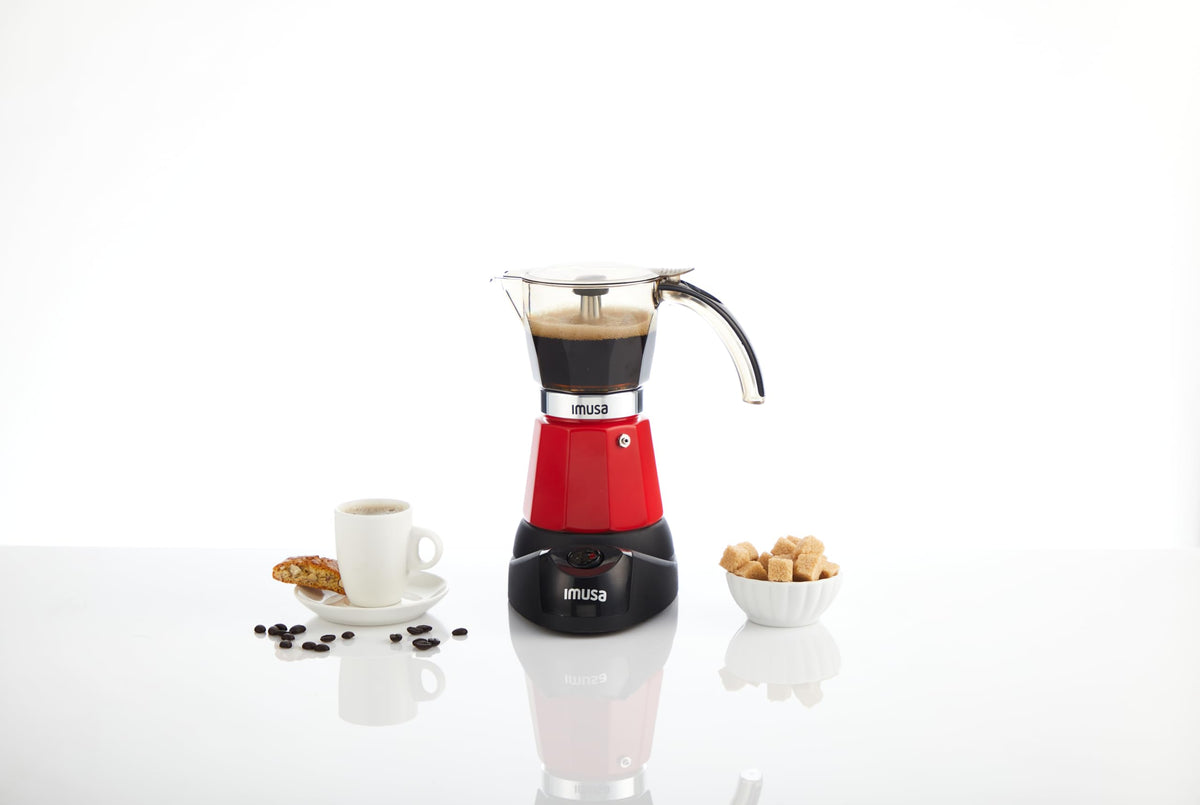 Red Electric Espresso Coffee Maker U9400