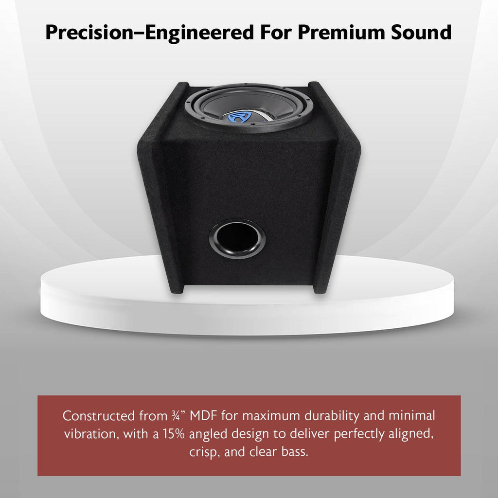 10" Car Subwoofer Enclosure with Mono Amplifier W88288