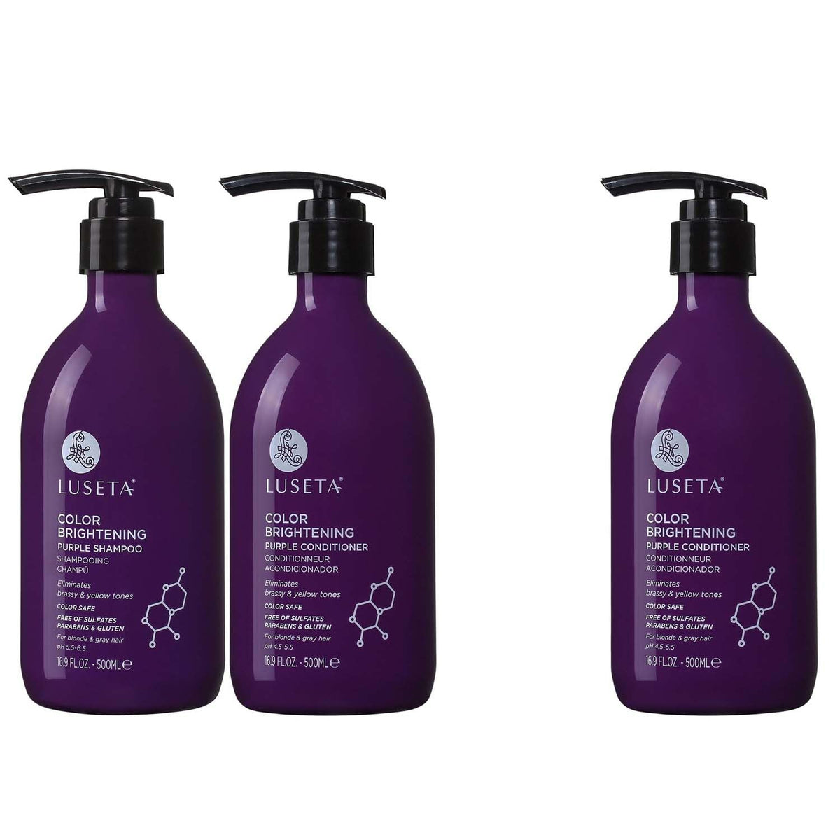 Purple Shampoo & Conditioner Set 16.9 oz T474659