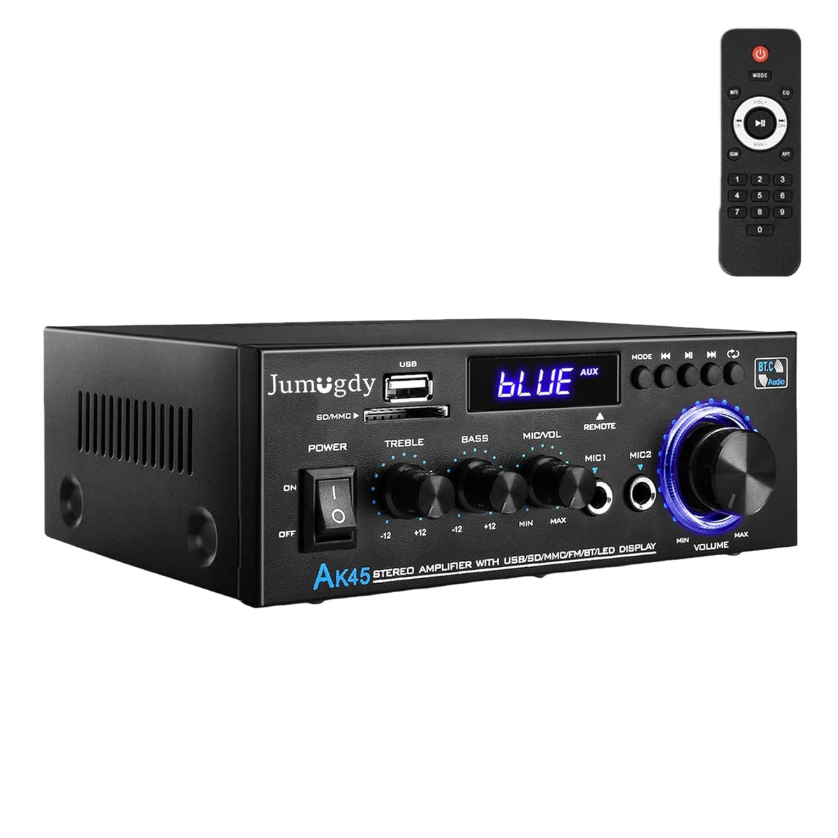 800W 2 Channel Bluetooth Power Amplifier N452