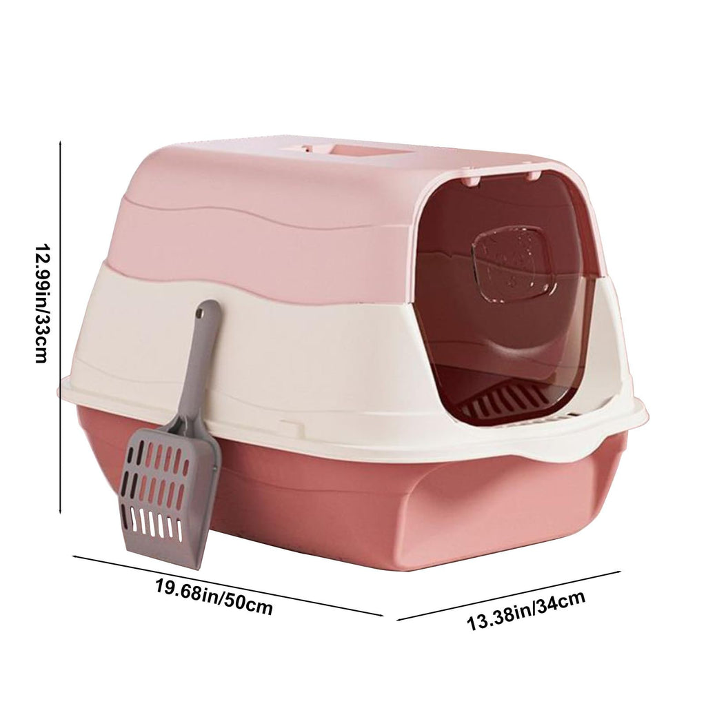 Cat Litter Box with Lid with Litter Scoop R18841