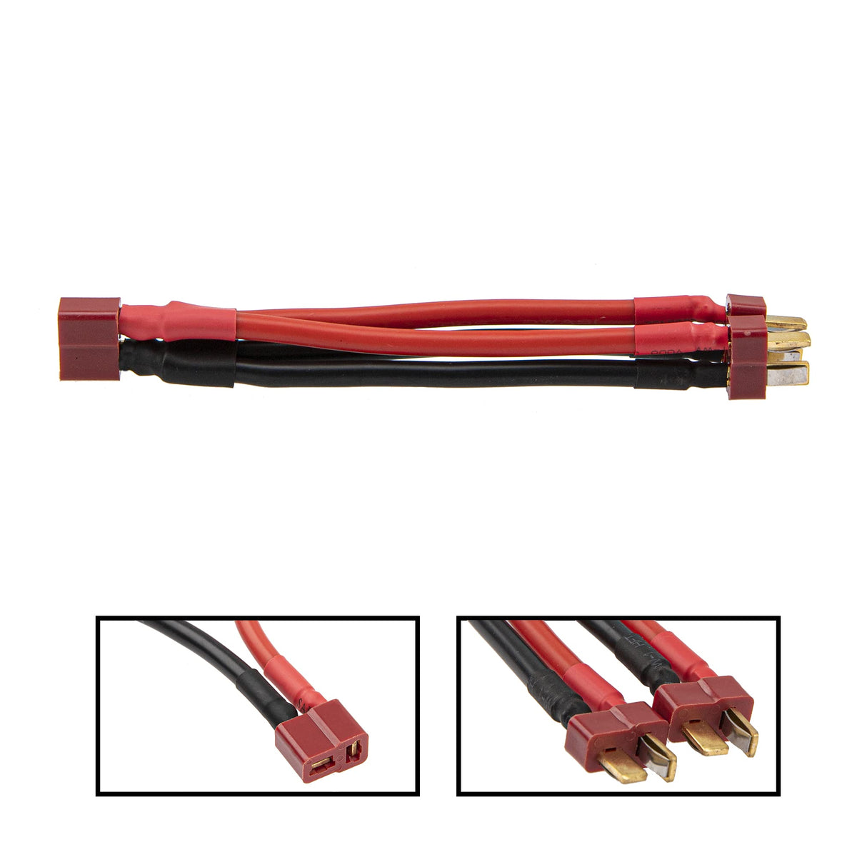 12AWG T Plug Serial Series Connector & Parallel Y-Harness Adapter Silicone Wire W597