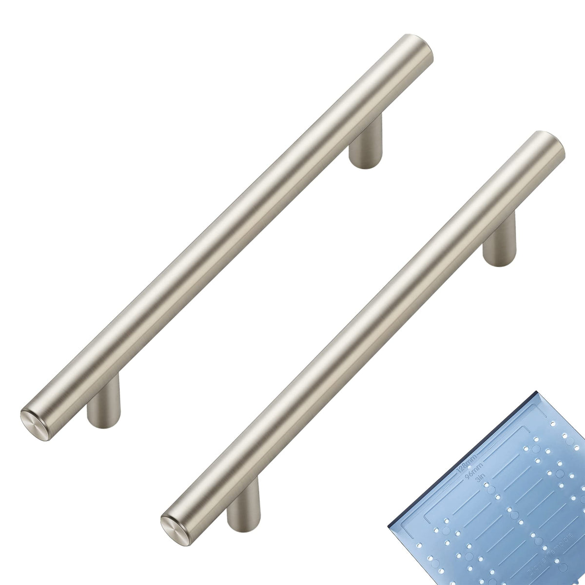 Brushed Nickel 5 Inch 30 Pack Cabinet Pulls Y5448