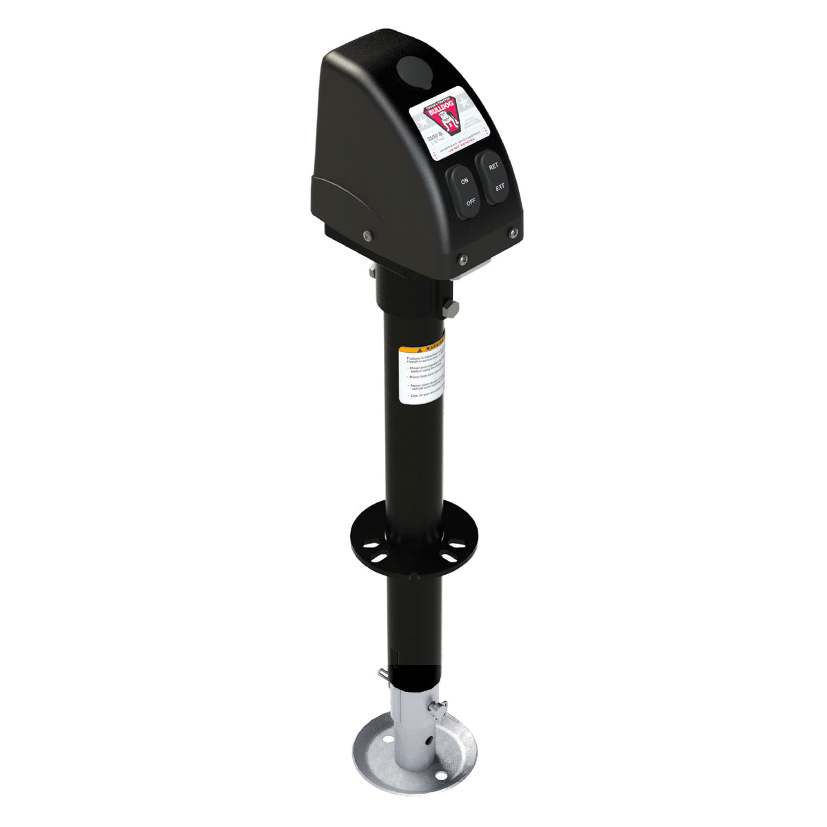 Powered Trailer Jack, A-Frame, 3,500 lbs. Lift Capacity, Bolt-On, 14 Inch Travel H3180