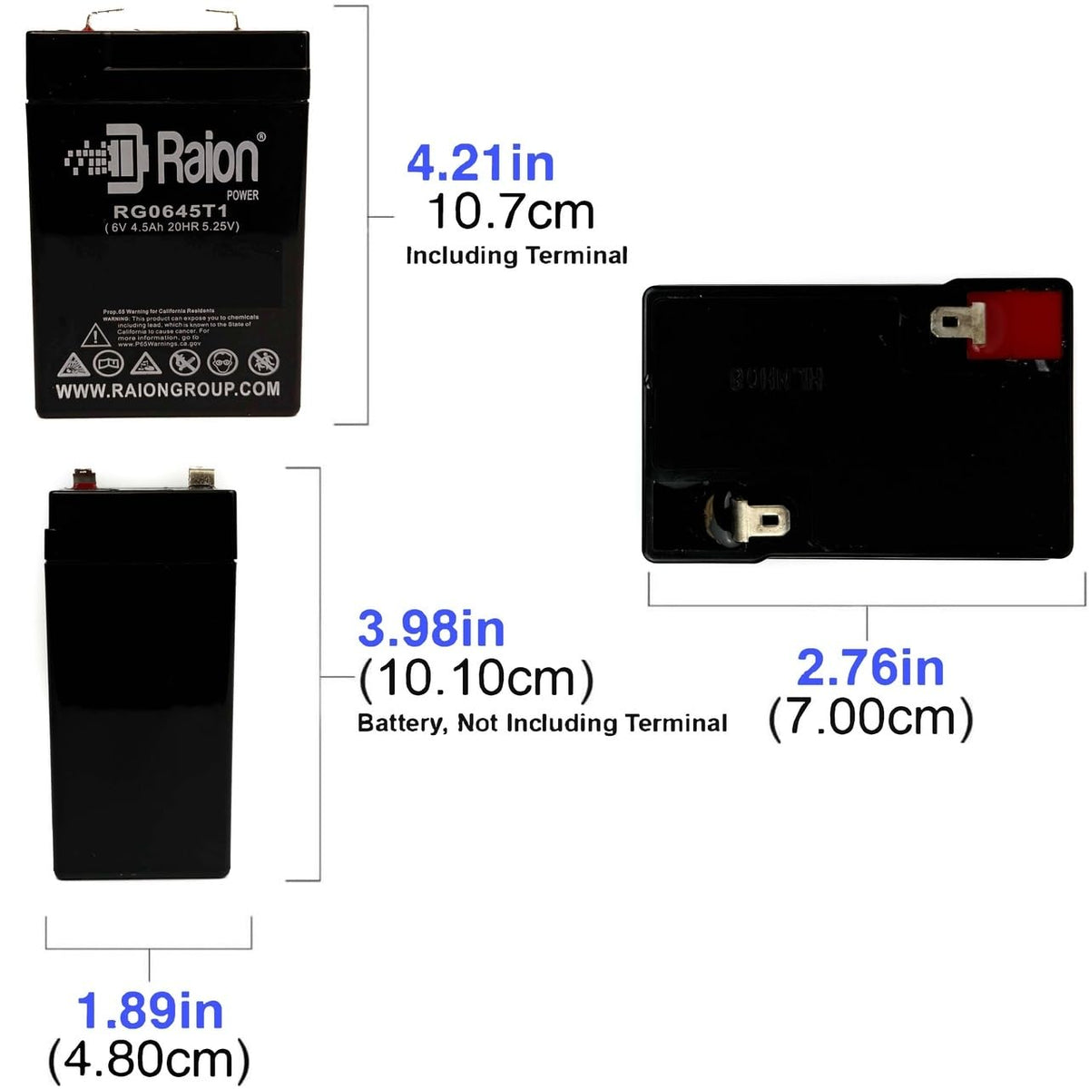 6V 4.5Ah Replacement SLA Battery - 12 Pack E6607