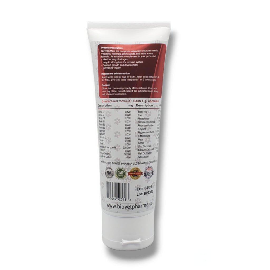 Multivitamin Nutritional Gel for Dogs 4.25 oz L9035