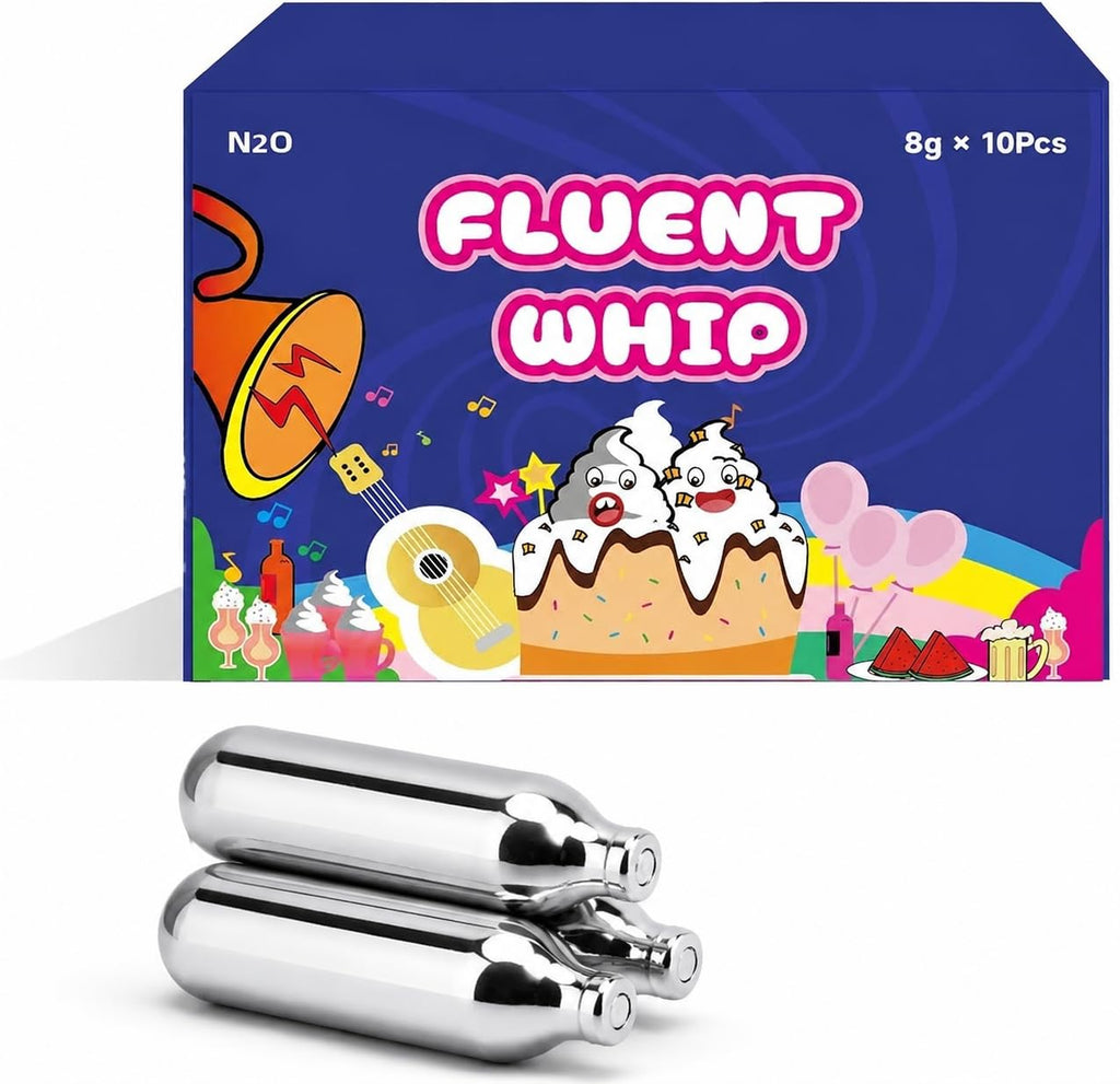 8g Food Grade N2O Cream Chargers 10 Pack H63382