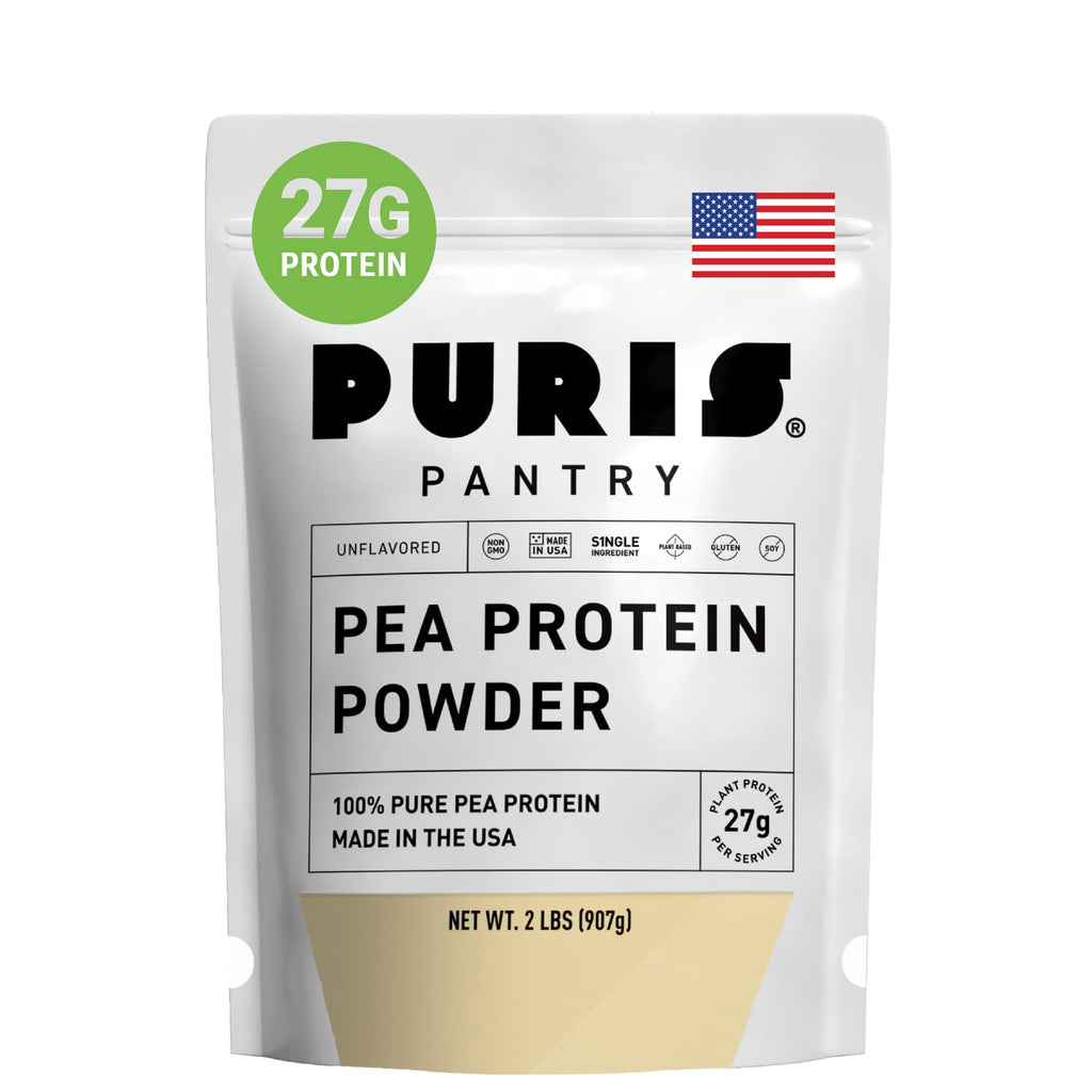 Vegan Pea Protein Powder, Unflavored, 2 lb F731