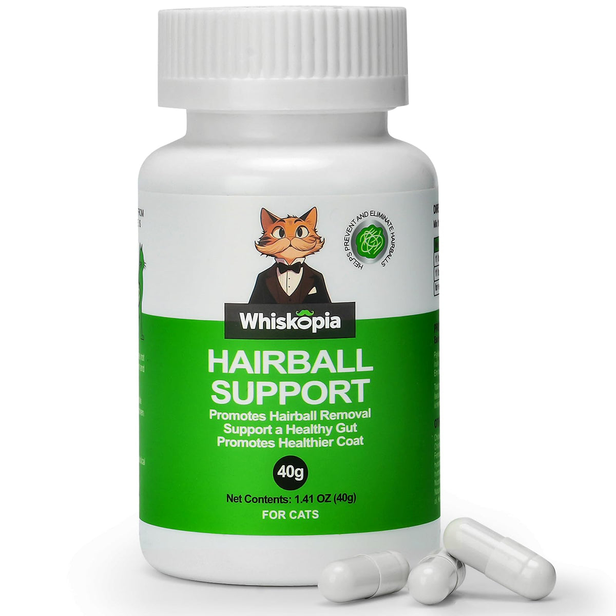 Cat Hairball Relief with Psyllium Seed Husk and Vitamins Z3937