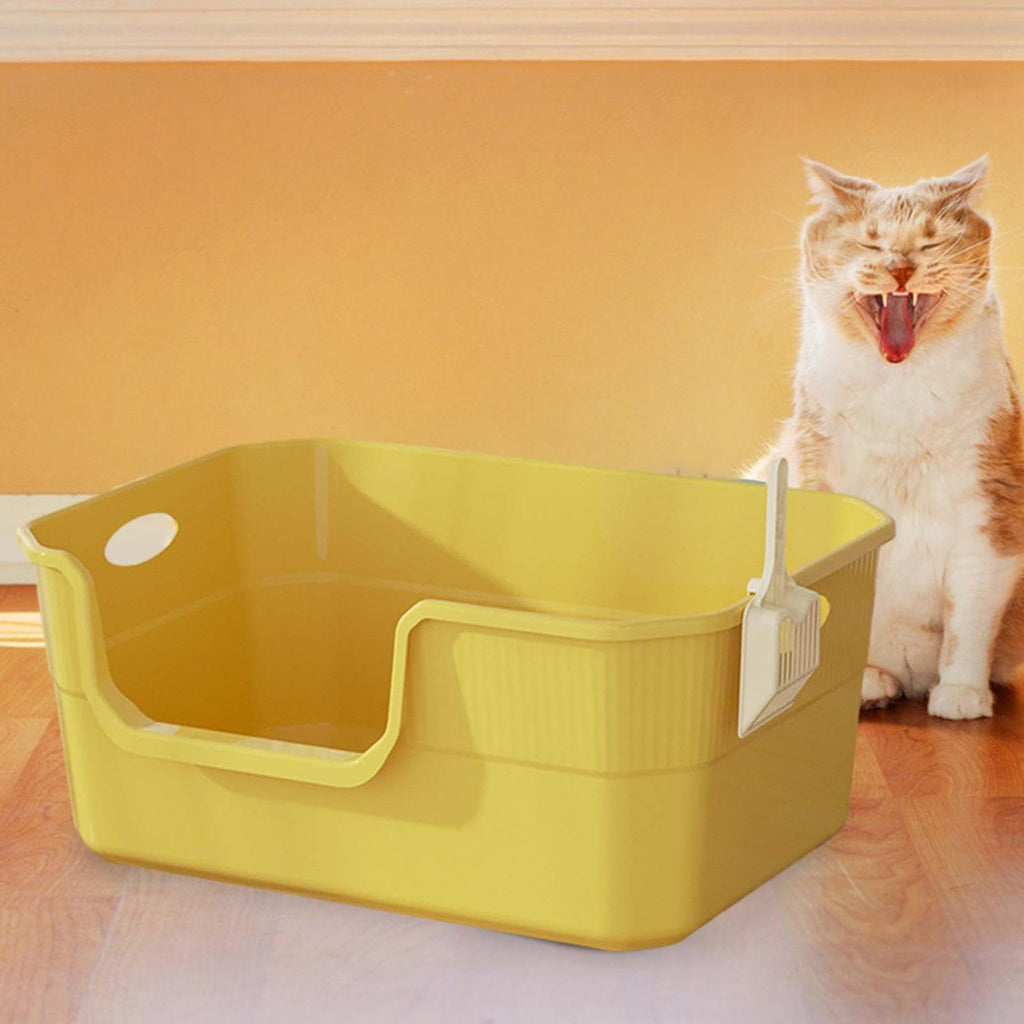 Open Top Cat Litter Tray with High Sides PP C448