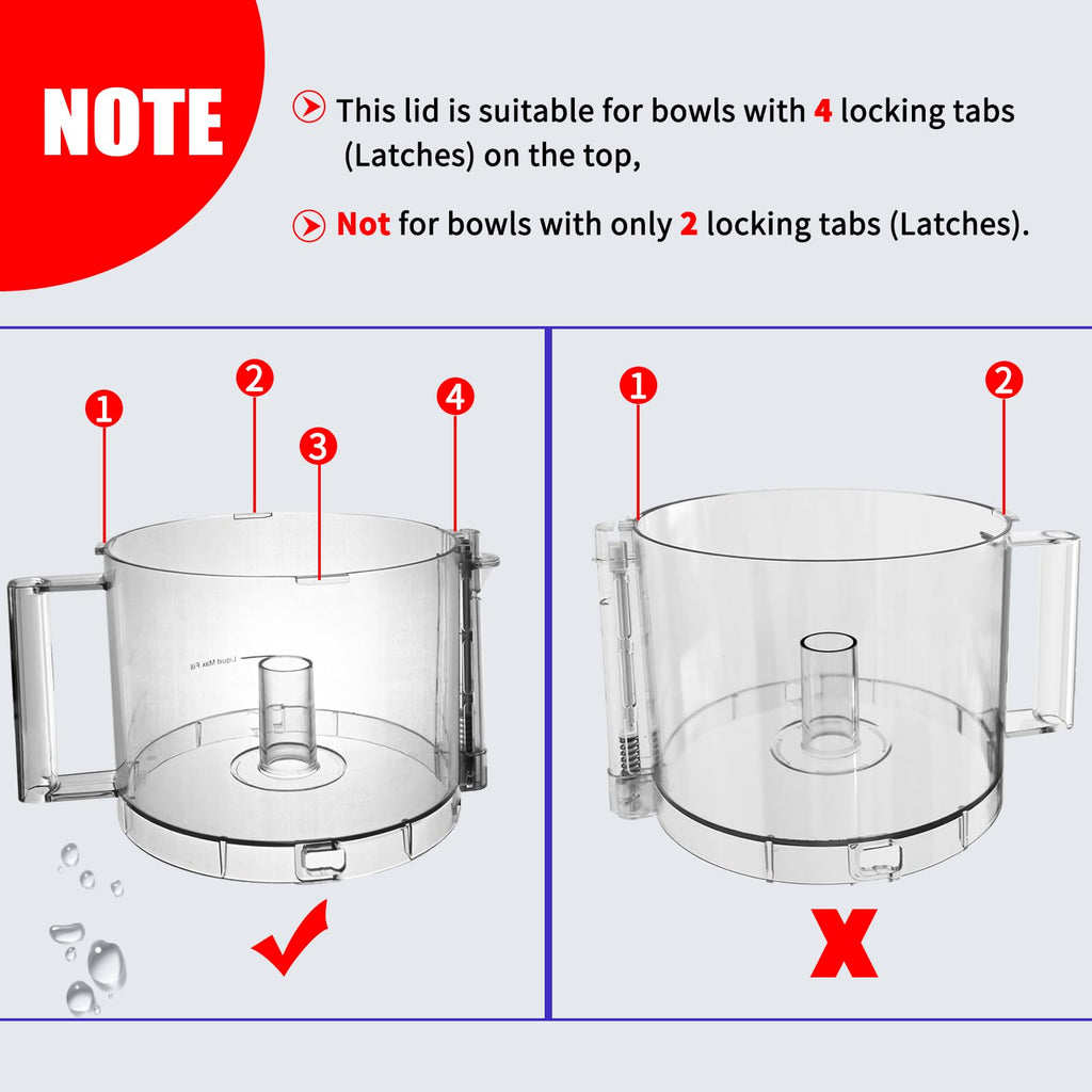 Food Processor Work Bowl Lid A607