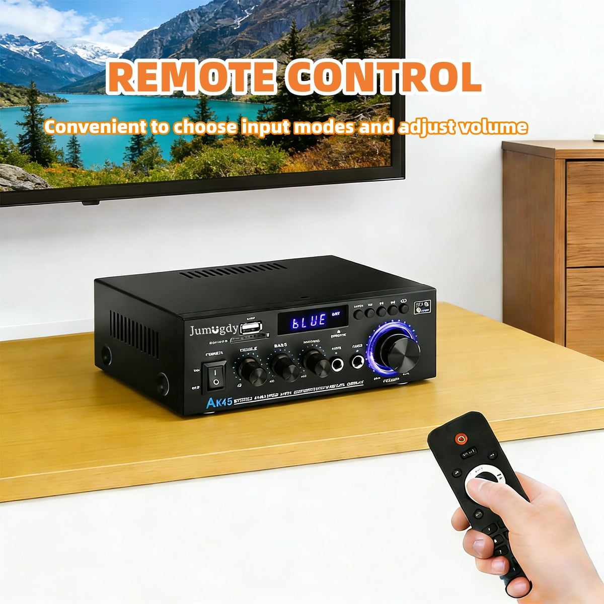 800W 2 Channel Bluetooth Power Amplifier N452