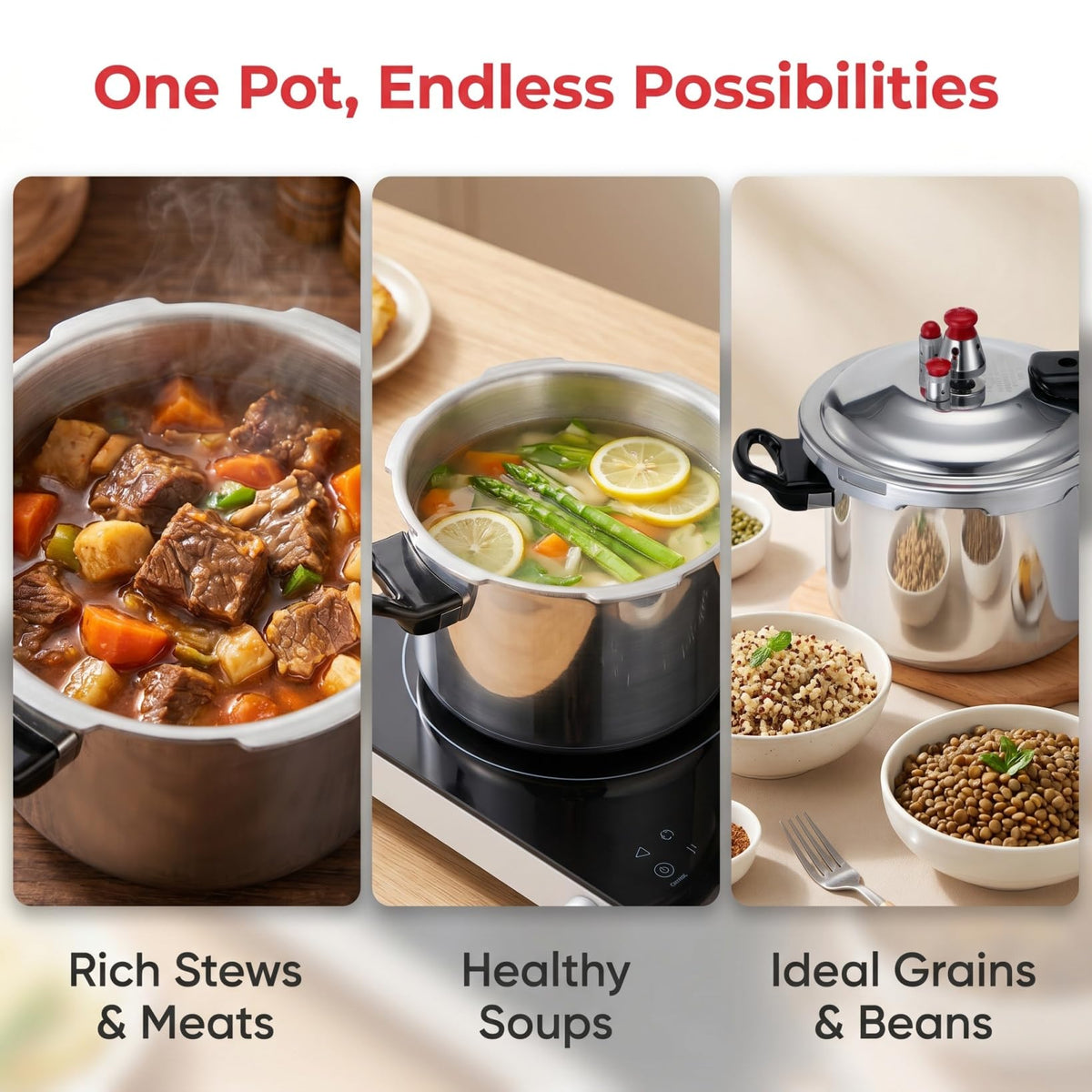 2L Aluminum Stovetop Pressure Cooker H494420