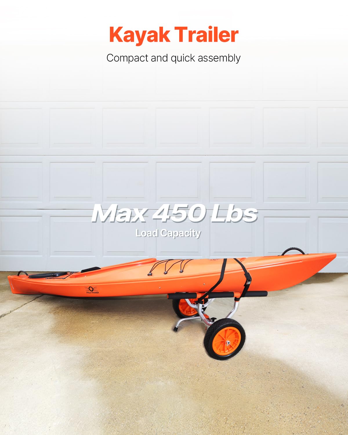 Heavy Duty 450 lbs Kayak Cart L678801
