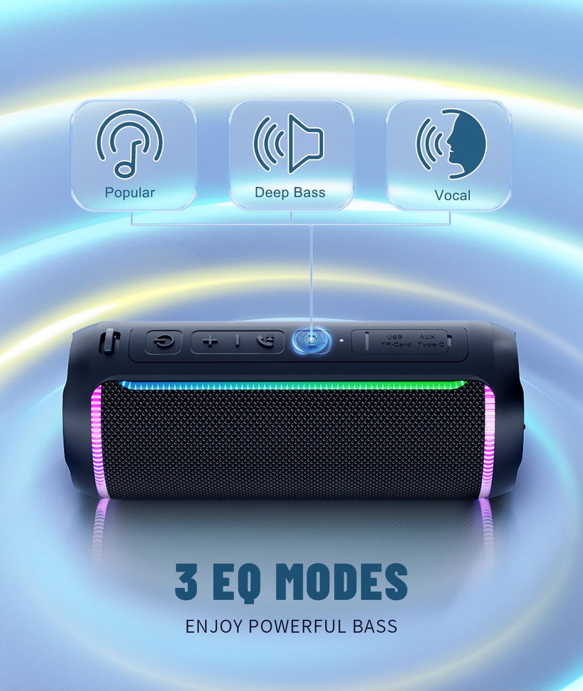 Black Portable Bluetooth Speaker C670