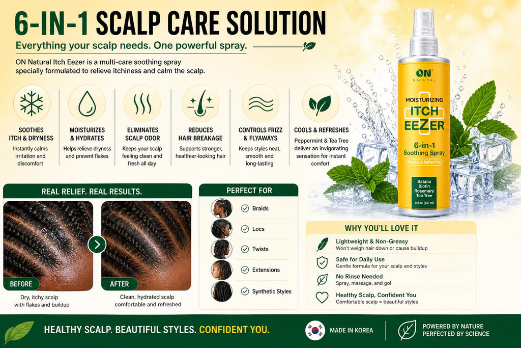 Moisturizing Soothing Spray with Batana, Biotin, Rosemary & Tea Tree 8 oz V274
