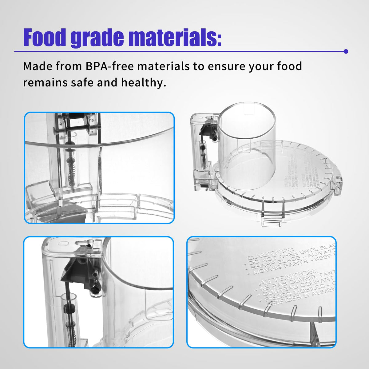 Food Processor Work Bowl Lid A607