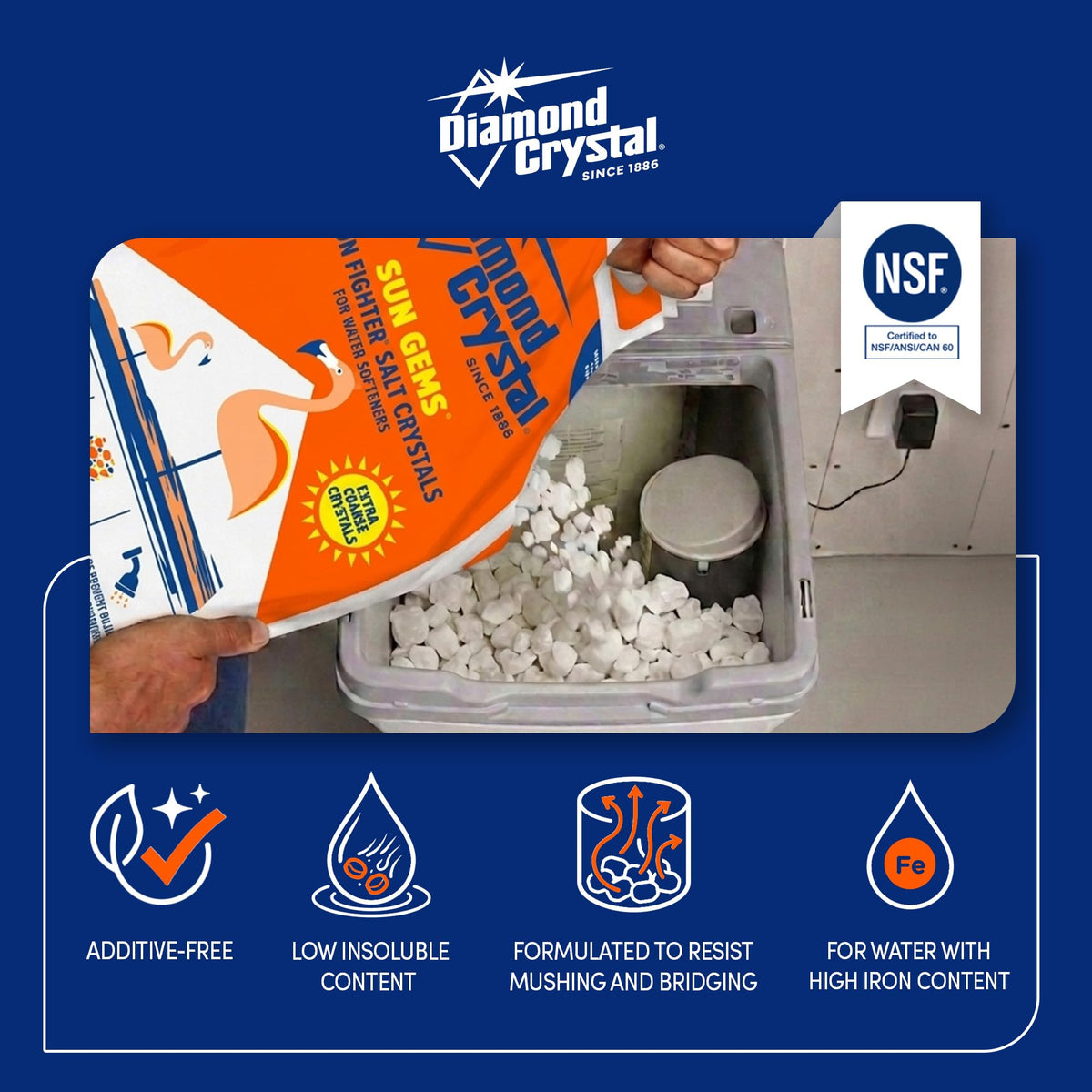 6 Pack Water Softener Salt, 40 Pounds L1045