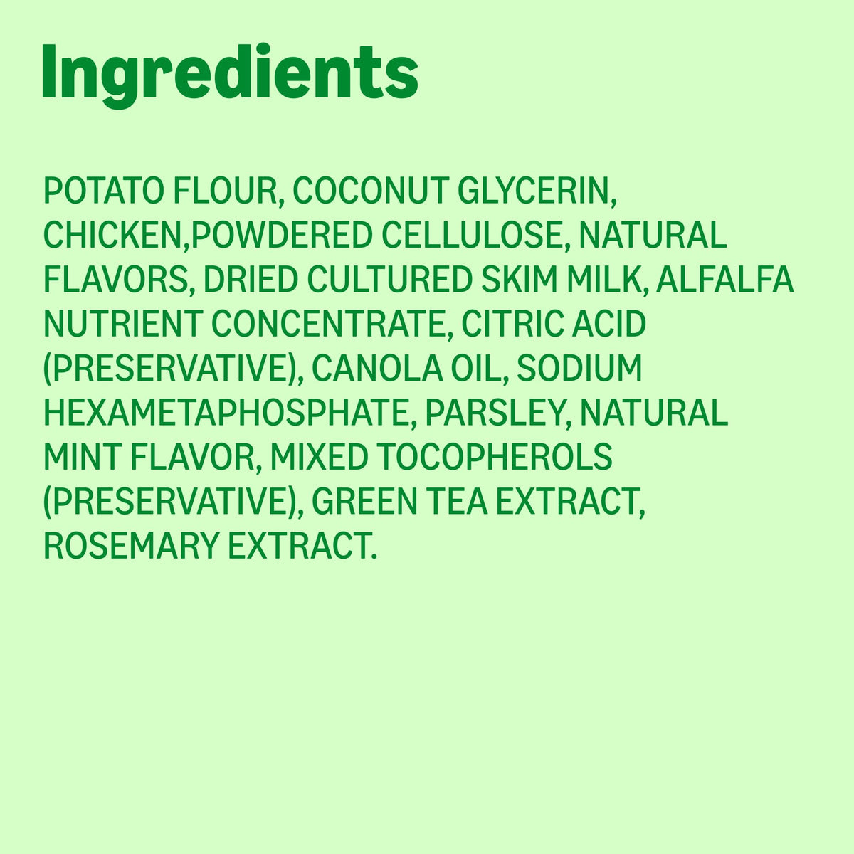 Unflavored Dental Dog Treats, 24 Count R3961