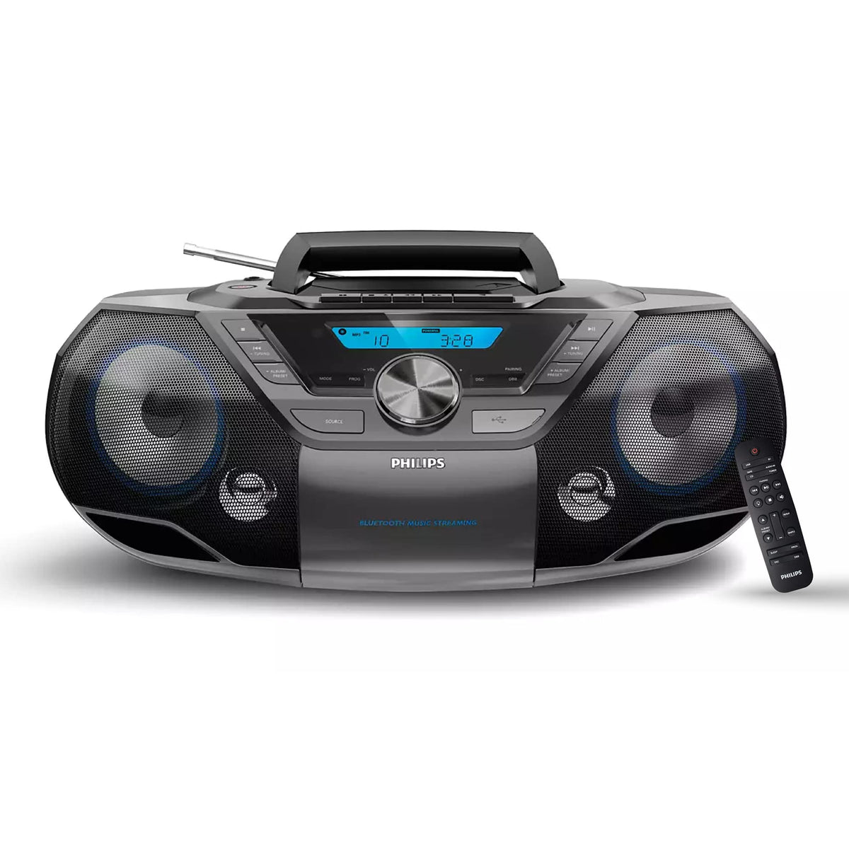 Portable CD Player Boombox with Cassette Player Bluetooth Stereo T89279