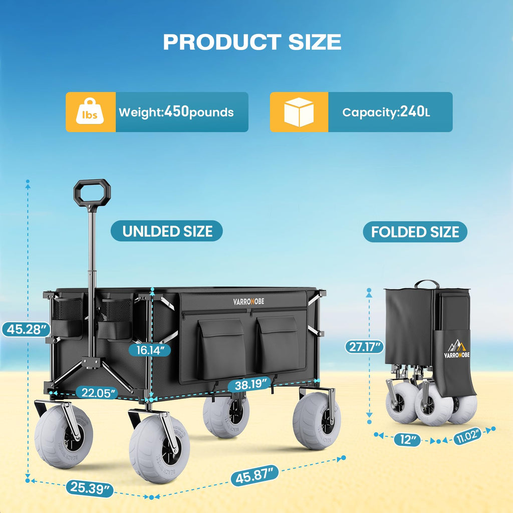 240L Beach Wagon with Balloon Wheels Z3871