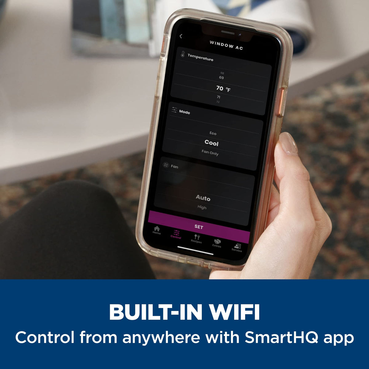 8000 BTU Wi-Fi Enabled Window Air Conditioner I844