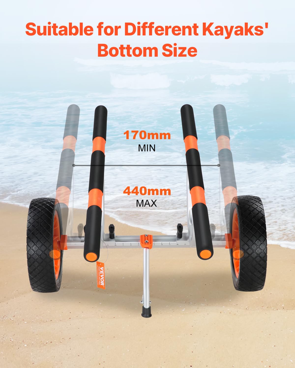 Heavy Duty 450 lbs Kayak Cart L678801