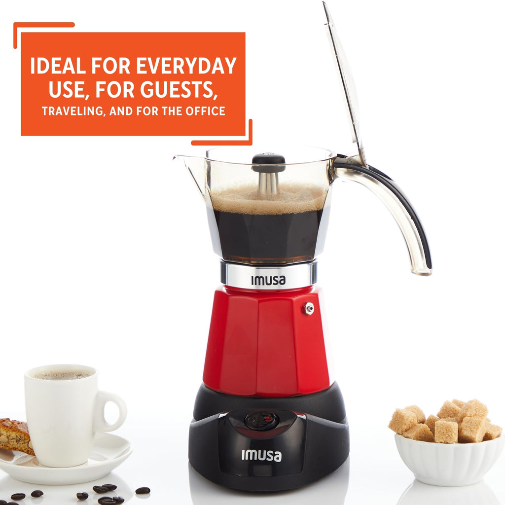 Red Electric Espresso Coffee Maker U9400